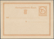 Delcampe - Niederlande - Ganzsachen: 1870, Five Proofs For A 2 1/2 Stationery Card. Seldomly Seen. - Interi Postali