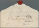 Norwegen: 1871, Nice Moulded Ornamental Envelope From BERGEN To Egersund With Handwritten "fr" (fran - Altri & Non Classificati