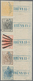 Österreich: 1850: 1 - 9 Kr. Die 5 Werte Der Ersten Ausgabe Auf Naturbelassenem, Unterklebtem Aktenst - Altri & Non Classificati