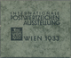 Österreich: 1933, WIPA-Block, Ungebraucht Mit Dazugehörigem WIPA Originalumschlag, Block-Marken Post - Andere & Zonder Classificatie