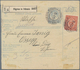 Österreich - Portomarken: 1900, 2 Heller Halbierung Und 2 H Im Paar Auf Ansichtskarte Von Kosten Nac - Postage Due