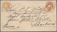 Österreich - Ganzsachen: 1865 (7.9.), GS-Umschlag Doppeladler 15 Kr. Braun Mit Zusatzfrankatur Vs. 1 - Andere & Zonder Classificatie