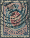 Polen: 1860, 10kop. Blue/rose, Fresh Colour, Repaired, Neatly Oblit. By Numeral "221" KONIN. Certifi - Altri & Non Classificati