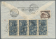 Polen: 1938, 1 Zl Brown Definitive And 4 X 1,20 Zl Blue "250th Anniversary Liberation Of Vienna", Mi - Andere & Zonder Classificatie