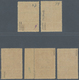 Polen: 1945: Goznak Issue With Liberation Of Town Overprints. Nice Selection Of Five Stamps With Err - Other & Unclassified