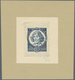 Polen: 1952: Project Of An Unissued Stamp "Nikolaus Kopernikus" 80 Gr Dark Grey Blue, Signed By The - Other & Unclassified