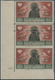 Polen - Besonderheiten: 60 Centow, Congress In Italy, Vertical Mint Never Hinged Stripe Of Three, Lo - Altri & Non Classificati