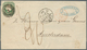 Portugal: 1856, Folded Letter Franked With 50 Reis Pedro V. Cut Octogonal With Numeral "1" From LISB - Unused Stamps