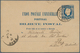 Portugal - Ganzsachen: 1885, 20 R Blue Luis Postal Stationery Card With Printing Error "UNIVESERLLE - Postal Stationery