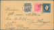 Portugal - Ganzsachen: 1889 (21.8.), Stat. Envelope King Luis 25r. Blue Uprated With 5r. Black And 2 - Postwaardestukken