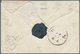 Rumänien: 1864, Bucharest Austrian P.O., 10so. Blue And Pair 15so. Brown On Cover 15/12 To Paris Wit - Altri & Non Classificati