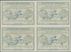 Rumänien - Ganzsachen: Design "Rome" 1906 International Reply Coupon As Block Of Four 30 Bani Romani - Postwaardestukken