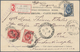 Russland: 1903, Two Registered Ppc (views Of Tashkent) W. Russia 3 K., 4 K. And 7 K. Tied "TASHKENT - Usati