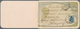 Russland: 1906, 7 Kop. Blau Von Moskau Auf Selbstgefertigtem Kartenbrief Mit Jugendstil-Design, - Used Stamps