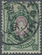 Russland: 1904 25 Kop. Grey-violet & Green On Vertical Laid Paper, Showing Variety "CENTER INVERTED" - Gebruikt