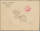 Russland: 1916 (10.8.), Unfranked Cover With Printed "HOTEL DE FRANCE RENAULT" Petrograd To Moscow, - Gebruikt