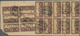 Russland: 1918/1922: Multiple Franking Of 16 Examples Of The 1918 Controle Stamp 25r. Brown-violet & - Used Stamps