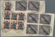 Russland: 1922, Air Trial Flights 18 Nov. 1922/19 Jan. 1923: 100.000 R. (6) And 40 R. (7) Tied "MOSK - Used Stamps