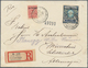 Russische Post In Der Levante - Staatspost: 1913,registered Letter Franked With 15 Para On 3 Kop. An - Levante