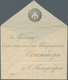 Russland - Ganzsachen: 1861, Postal Stationery Envelope 10k+1k Black, With Printed Address "Governme - Interi Postali