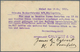 Schweden: 1911, Germany: 5 Pf Germania Postal Stationery Reply Card, Reply-part Uprated With Sweden - Unused Stamps