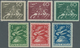 Schweden: 1924, 50th Anniversary Of The Universal Postal Union (UPU) Complete Set Of 15, Mint Hinged - Ongebruikt