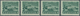 Schweden: 1931, Royal Palace Stockholm 5kr. Green On Toned Paper, Four Singles Mint Never Hinged, Mi - Ongebruikt