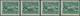 Schweden: 1931, Royal Palace Stockholm 5kr. Green On Toned Paper, Four Singles Mint Never Hinged, Mi - Unused Stamps