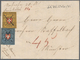 Schweiz: 1850 Rayon II 10 Rp. Schwarz/rot/dunkelorangegelb (Type 16, Stein A1-U) Zusammen Mit Rayon - Altri & Non Classificati