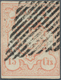Schweiz: 1852 Rayon III 15 Cts. Ziegelrot, Type 4, Sauber Entwertet Mit Schwarzer, Eidg. Raute, Rins - Altri & Non Classificati