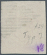 Schweiz: 1852 Rayon III 15 Cts. Rötlichkarmin, Type 7 Mit Plattenfehler "diag. Strich Durch Das Mark - Altri & Non Classificati