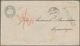 Schweiz - Ganzsachen: 1873, 30 Cent. "Tübli"-Umschlag In Seltener, Unzureichend Frankierter Auslands - Interi Postali