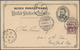 Schweiz - Besonderheiten: 1892, 5 Rp. Auf Antwortteil USA Grant 1 C. Ab "LAUSANNE 27 XI 92" Nach New - Altri & Non Classificati