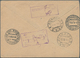 Sowjetunion: 1935 (27.09), LUFTPOST Von X A T A N G A B. Wegen Fehlender R-Zettel Handschriftlich Re - Used Stamps