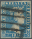 Spanien: 1850, 6r. Blue, Fresh Colour And Full Margins All Around, Type XI, Tiny Paper Split And Oth - Gebruikt