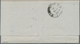 Spanien: 1874, 50 C. Blue Tied Diamond Rombe To Entire Folded Letter With "BARCELONA 10 JUN 74" Alon - Gebruikt