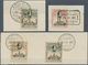 Delcampe - Spanien: 1920, U.P.U. Complete Set With 1 Peseta Twice Included All On Pieces With Spezial Cancellat - Gebruikt