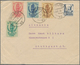 Spanien: 1938, Complete Issue "18 JULIO ESPANA LIBRE" With Additional Franking On Envelope From PAMP - Gebruikt