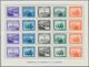 Spanien: 1938, Army And Navy Perforated And IMPERFORATED Miniature Sheets Numbered On Reverse, Mint - Gebruikt