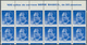 Spanien: 1987, Juan Carlos I. 30pta. Ultramarine Block/12 From Upper Margin With Imprint '100 Sellos - Gebruikt