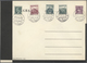 Delcampe - Tschechoslowakei: 1934/1938, Three Coloured Unused Telegram Envelopes, Each With Czechoslowakian Sta - Andere & Zonder Classificatie