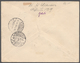 Türkei: 1914, London Print 50 Pia. Bottom Margin Imprint Single Franking On Registered Cover Tied By - Ongebruikt