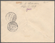 Türkei: 1914, London Print 50 Pia. Bottom Margin Imprint Single Franking On Registered Cover Tied By - Unused Stamps