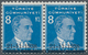 Türkei: 1938, Pair 8 Krs. Light Blue Atatürk Mourning Issue, Mint Never Hinged, Very Fine And Rare S - Ongebruikt