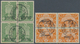 Türkei - Cilicien: 1919, Turkish Definitives 10pa. Green And 5pa. Orange With INVERTED Handstamps 'C - 1920-21 Anatolia