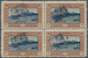 Türkei - Cilicien: 1920, "FEKE KUVAYI MILLIYE" Local Overprinted 2 Pia. Brown Slate Block Of Four, M - 1920-21 Anatolia