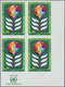 Vereinte Nationen - Wien: 1980. IMPERFORATE Corner Block Of 4 For The 6s Value Of The Issue "United - Altri & Non Classificati