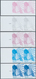 Vereinte Nationen - Wien: 2000. Progressive Proof (10 Phases), Viz Color Separations, In Horizontal - Andere & Zonder Classificatie