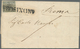 Italien - Altitalienische Staaten: Kirchenstaat: 1852, 2 Baj Black On Olive Green, Full Margins, Tie - Kerkelijke Staten