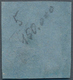 Italien - Altitalienische Staaten: Modena: 1852, 40c. Black On Blue "without Point", Fresh Colour, F - Modena